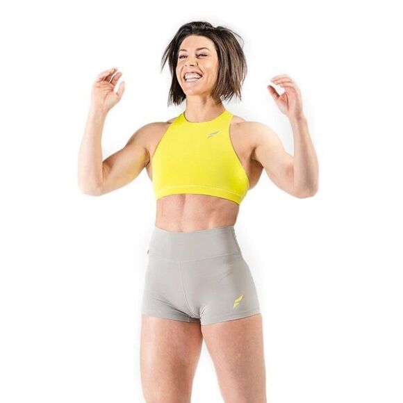 NWT Flag Nor Fail Vivid shorts gray yellow size small - Picture 8 of 8